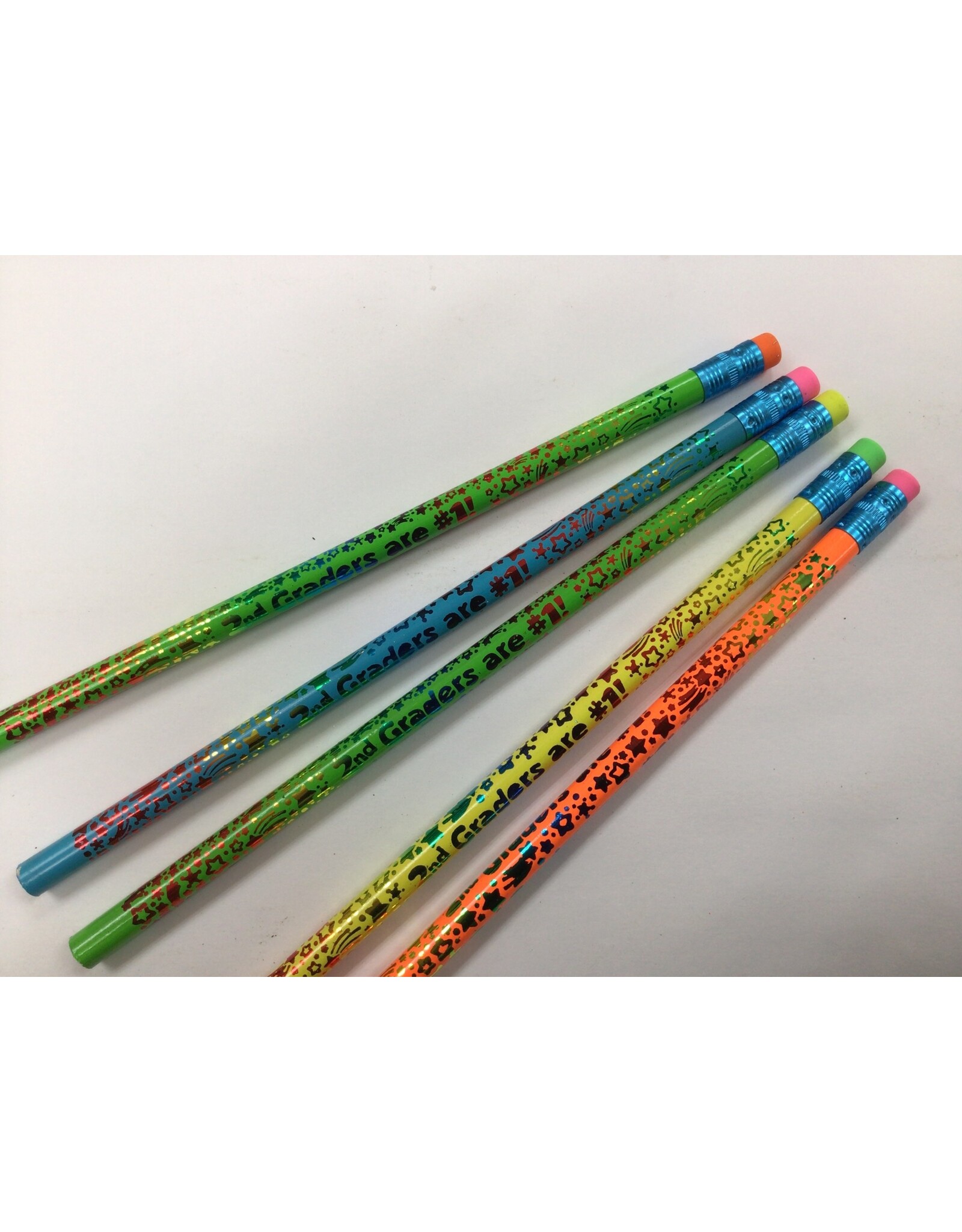 PENCIL: SECOND GRADERS ARE #1-WITH STARS