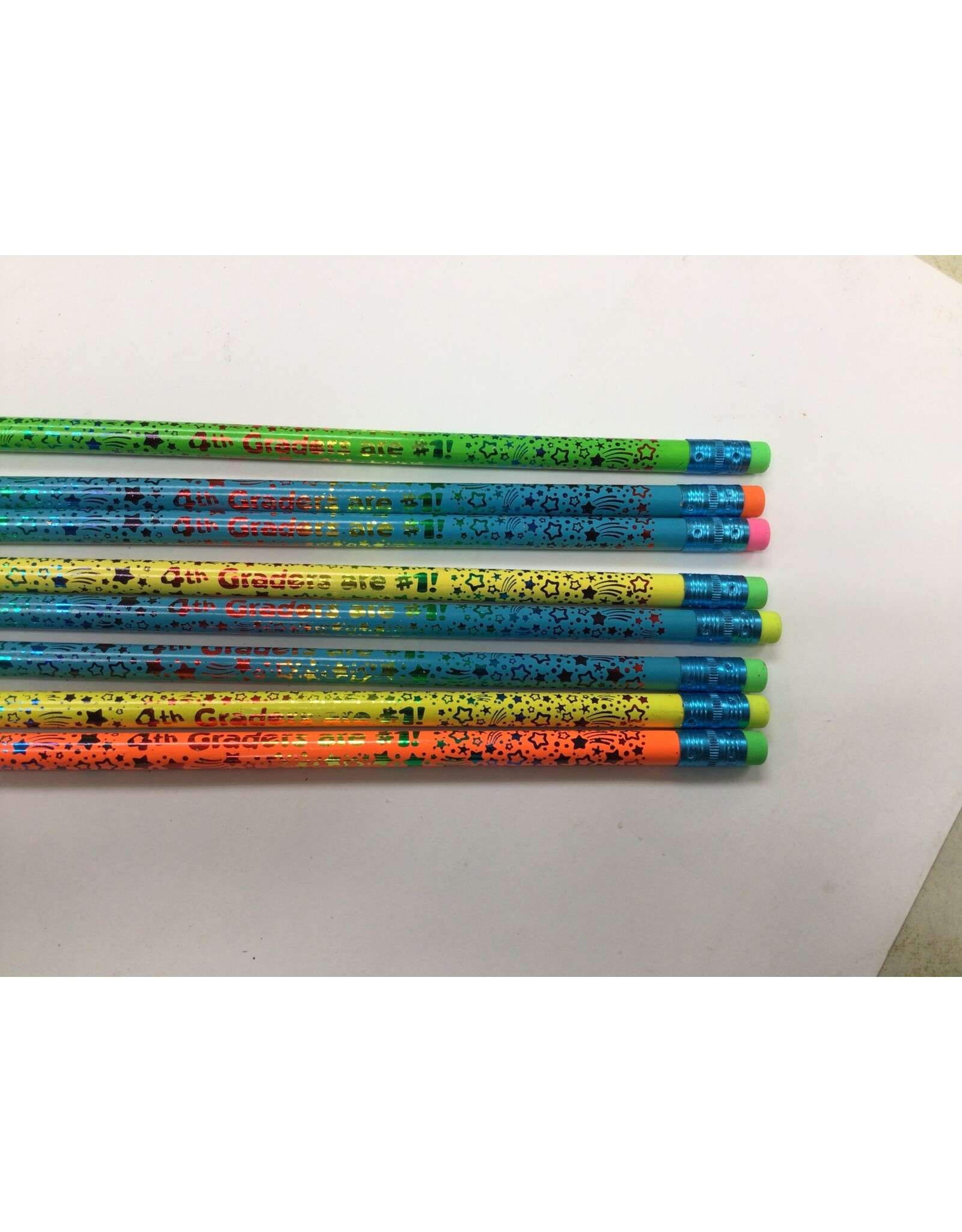 PENCIL: FOURTH GRADERS ARE #1-WITH STARS