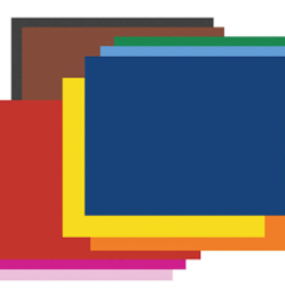 OAK TAG: 22X28 - ASSORTED COLORS  25 PACK