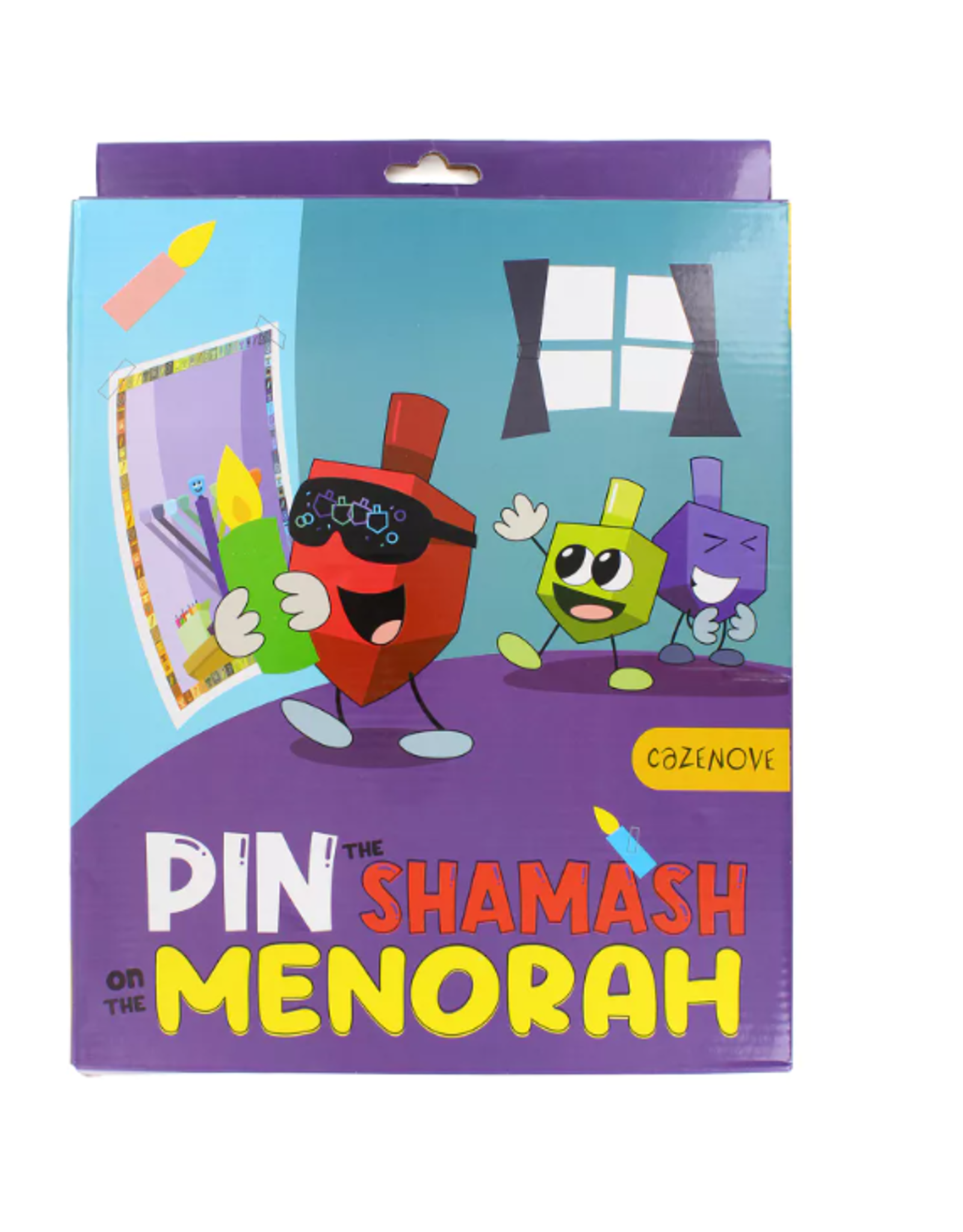 PIN THE SHAMESH ON THE MENORAH GAME 24” x 20”
