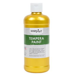 HANDY ART TEMPERA PAINT 16OZ GOLD