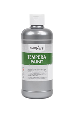 HANDY ART TEMPERA PAINT 16OZ SILVER