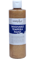 WASHABLE GLITTER PAINT GOLD 8OZ