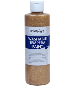 WASHABLE GLITTER PAINT GOLD 8OZ