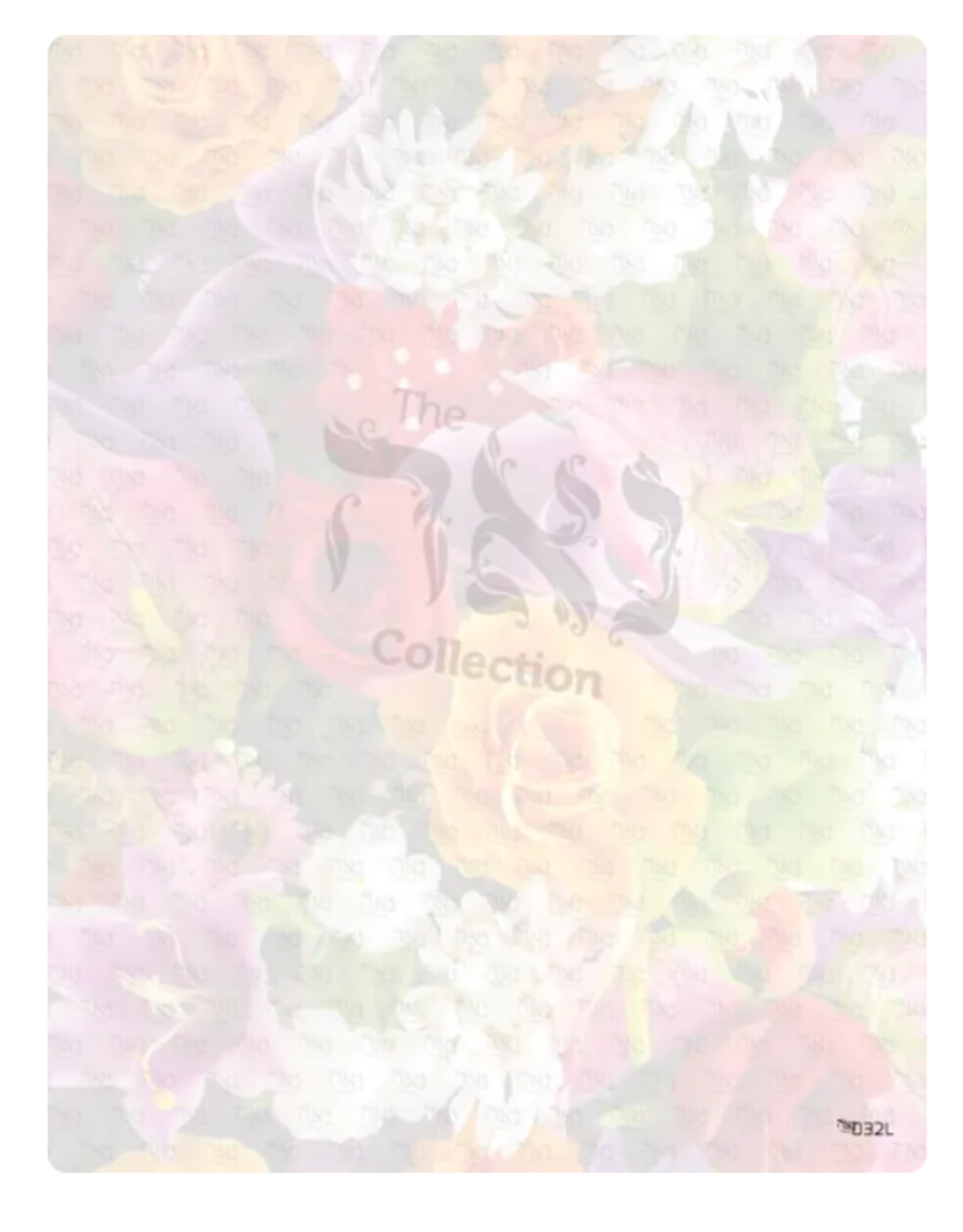 DESIGN PAPER NOTES:  FLORAL 3X4  50SHT