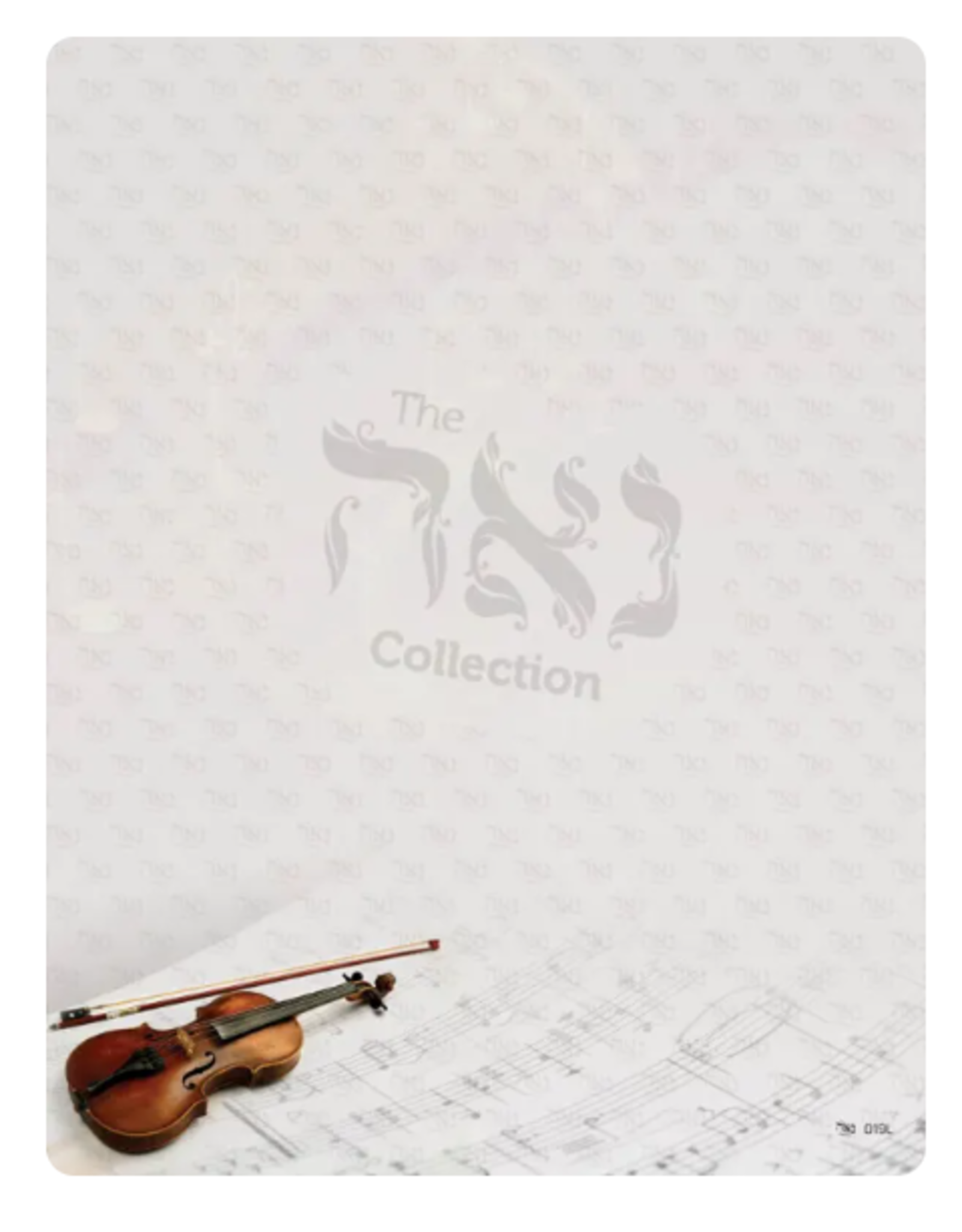 DESIGN PAPER NOTES:  MUSICAL VIOLIN 3X4  50SHT