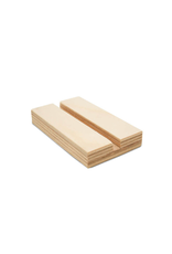 WOOD  BASE  FOR 1/4" CUT OUTS 3"x3"