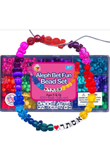 ALEF BEIS Bead Set  400+ beads. 2yards cord