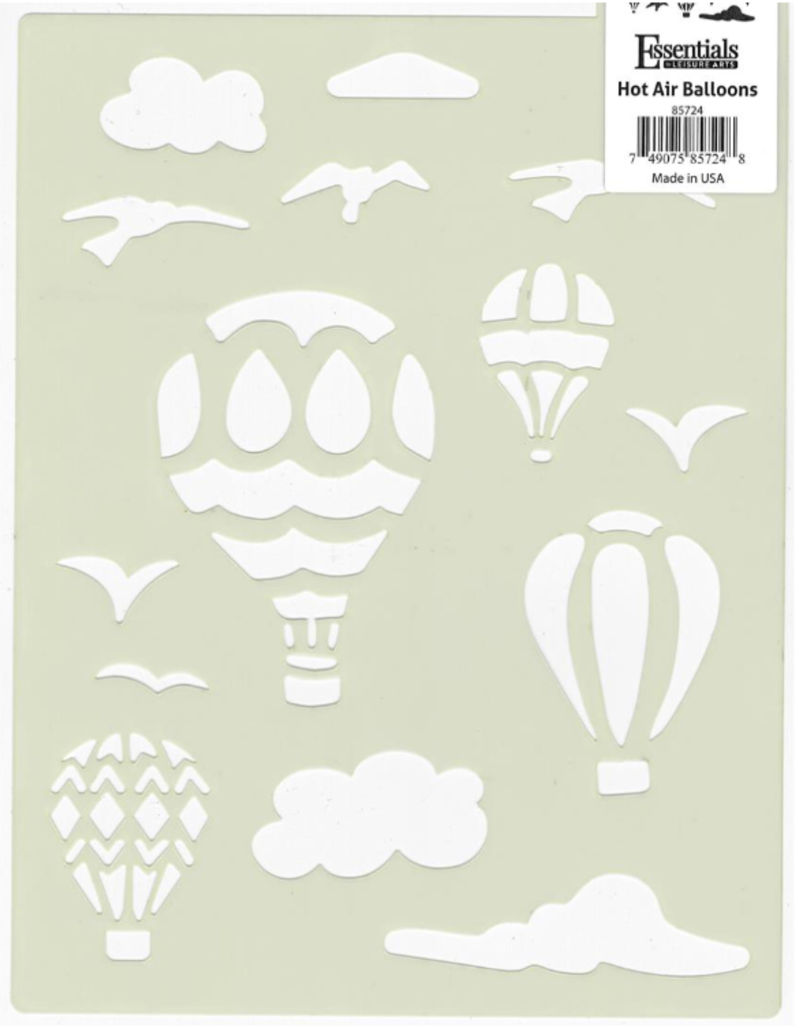 STENCIL: HOT AIR BALLOONS