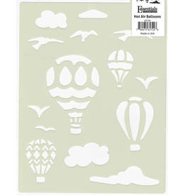 STENCIL: HOT AIR BALLOONS