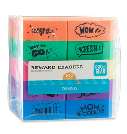 REWARD ERASERS - Container/100pcs