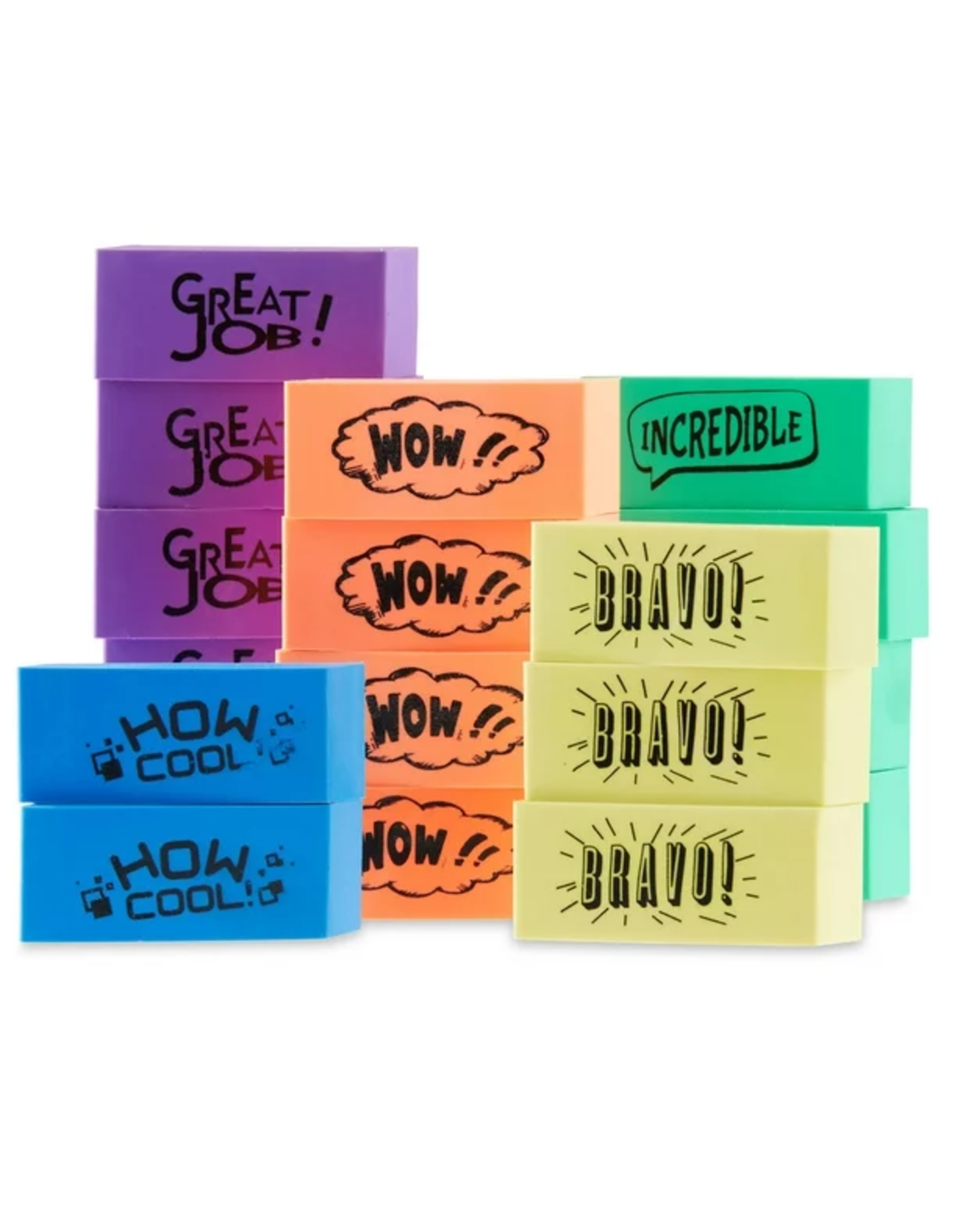 REWARD ERASERS - Container/100pcs
