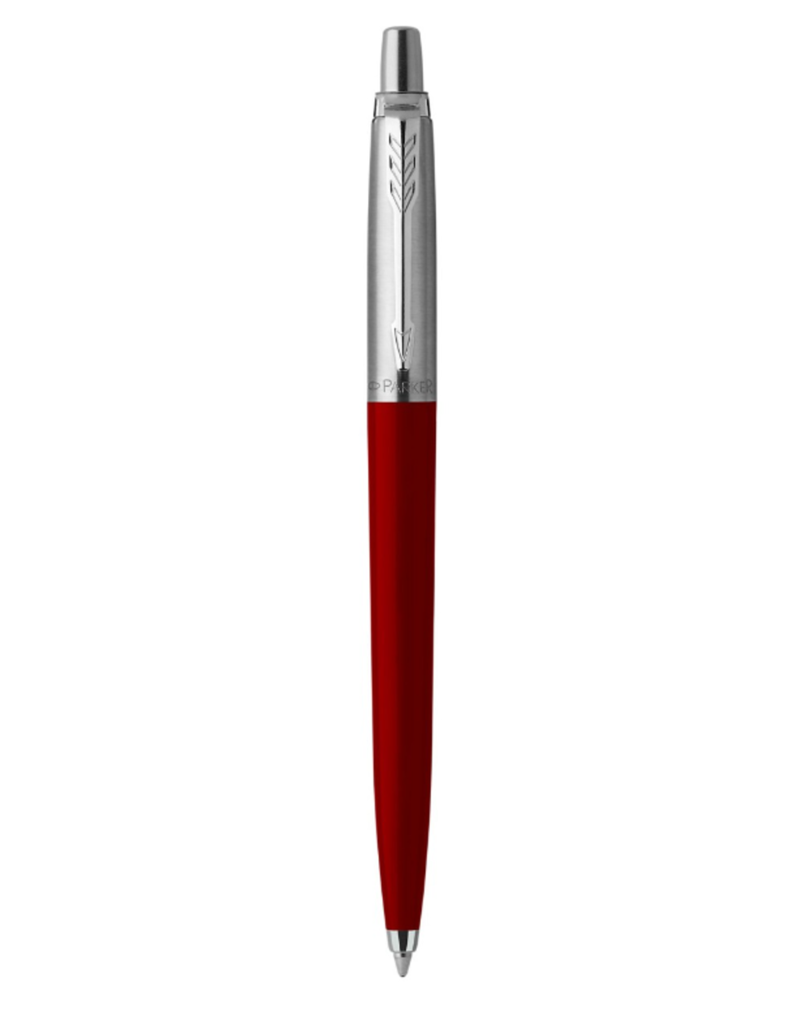 PARKER JOTTER BALL PT PEN - BLUE INK - RED BARREL -  CARDED