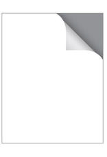 WHITE MAILING LABELS: FULL SHEET - 8.5"X11"  - 100 SHEETS