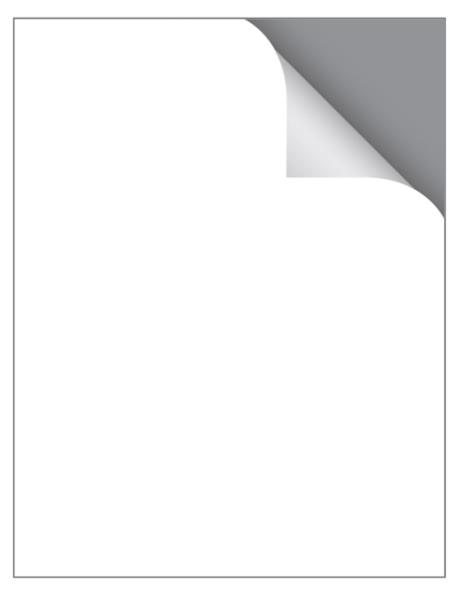 WHITE LABELS: FULL SHEET - 8.5"X11"  - 100 SHEETS