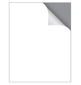 WHITE LABELS: FULL SHEET - 8.5"X11"  - 100 SHEETS