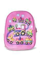 BACKPACK: PINK ALEF BEIS TRAIN