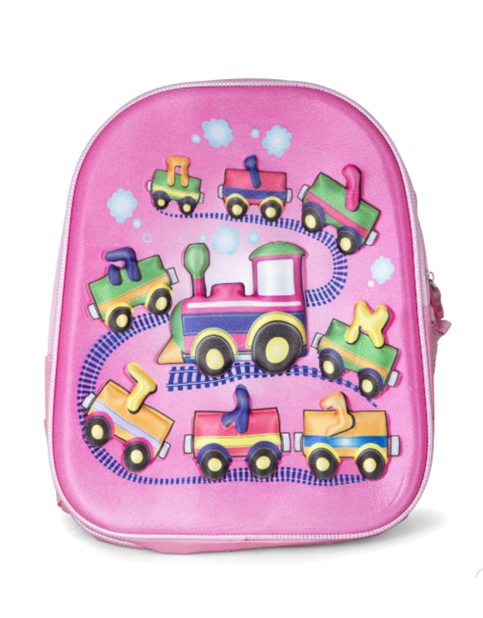 BACKPACK: PINK ALEF BEIS TRAIN