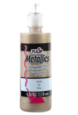 Tulip TULIP FABRIC PAINT 4OZ METALLIC GOLD