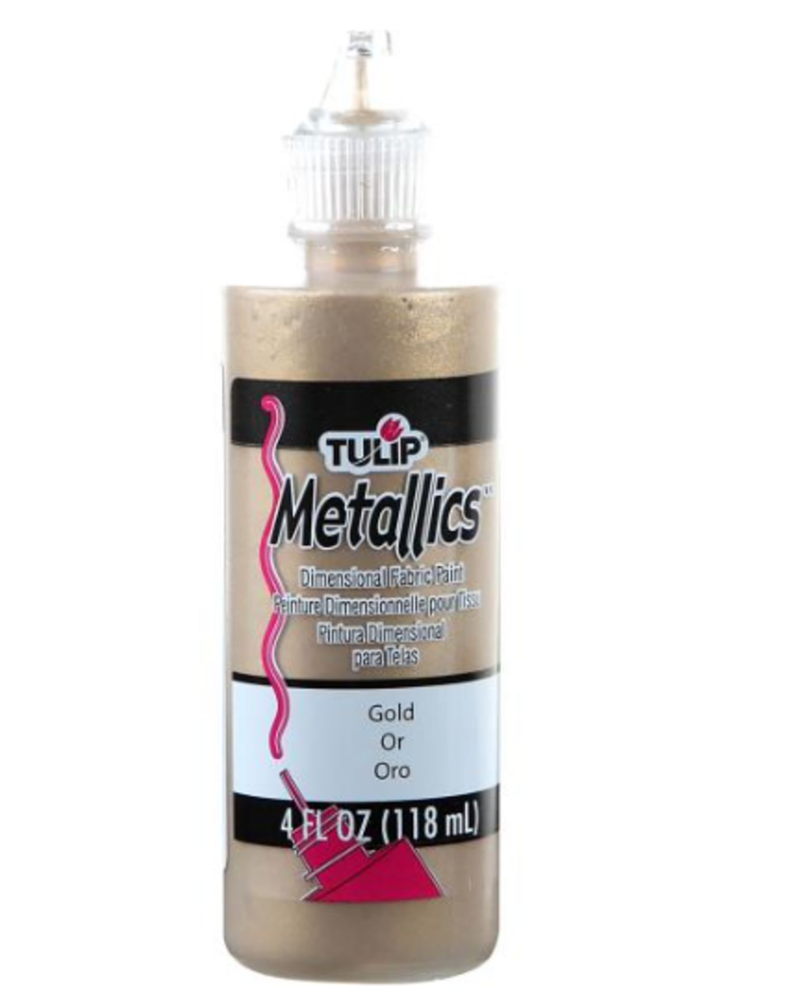 Tulip TULIP FABRIC PAINT 4OZ METALLIC GOLD
