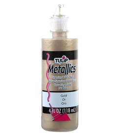 Tulip TULIP FABRIC PAINT METALLIC GOLD 4OZ
