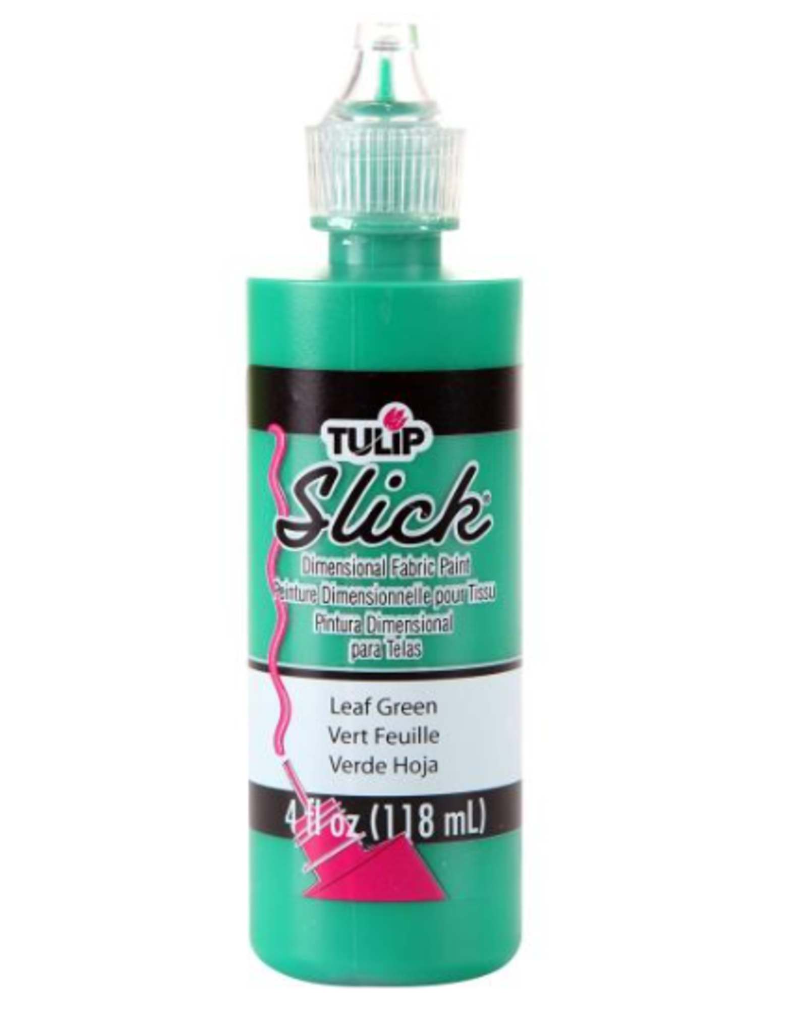 Tulip Tulip Dimensional Fabric Paint 4oz-Slick - Leaf Green