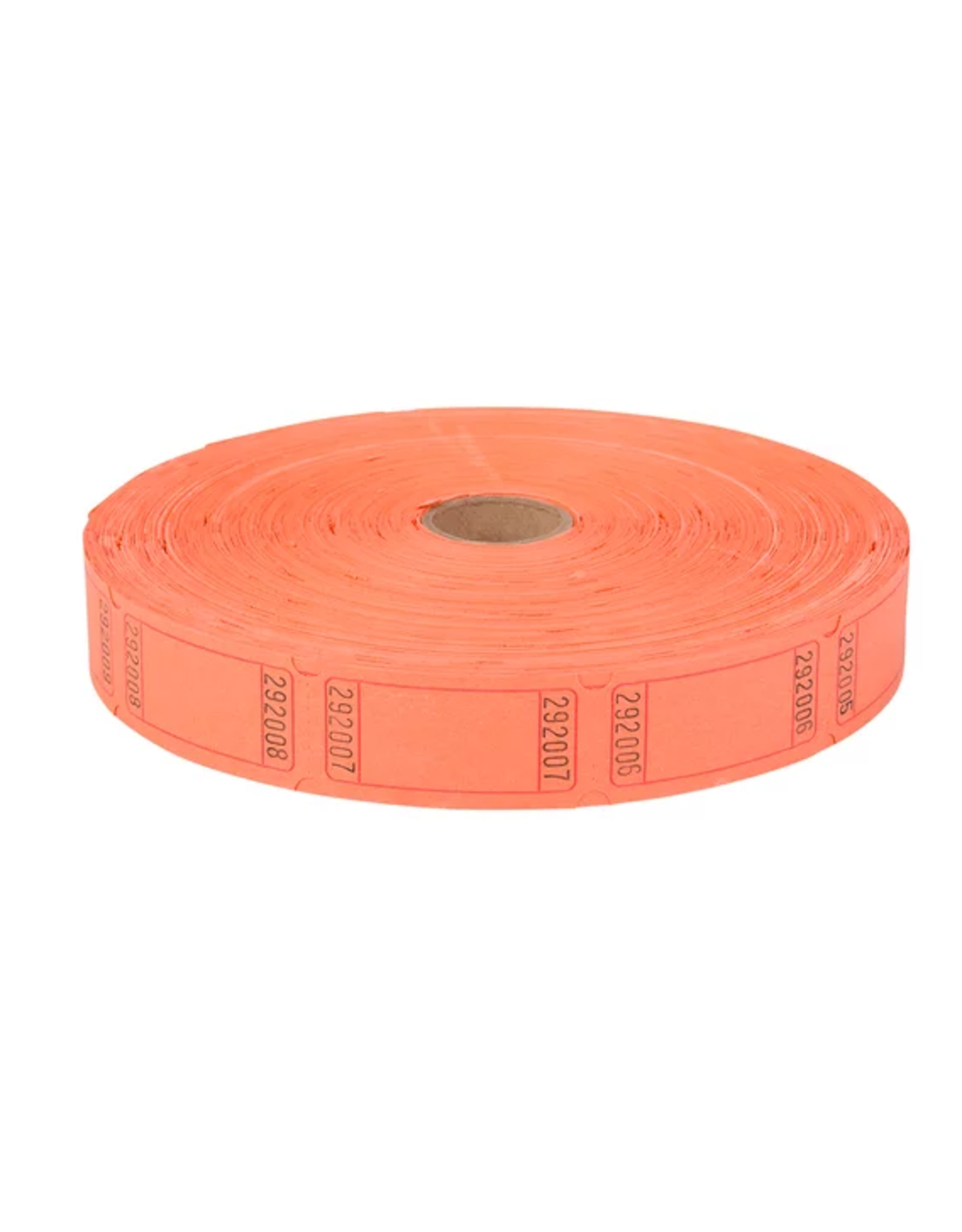 RAFFLE TICKETS -  Orange Single Blank -2000PC