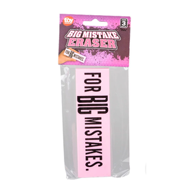 ERASER - FOR BIG MISTAKES Pkg/12cs