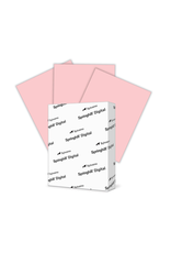 VELLUM BRISTOL CARDSTOCK: 67LB, 8½''x11'' ROSE PINK 250 Sheets