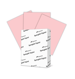 VELLUM BRISTOL CARDSTOCK: 67LB, 8½''x11'' ROSE PINK 250 Sheets