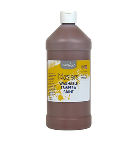 LITTLE MASTERS WASHABLE PAINT 32OZ BROWN