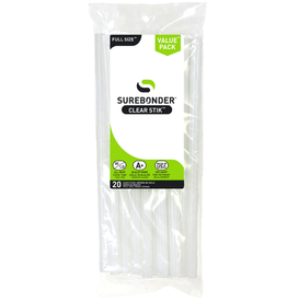 SUREBONDER HOT GLUE GUN STICKS:  10" 20 PACK