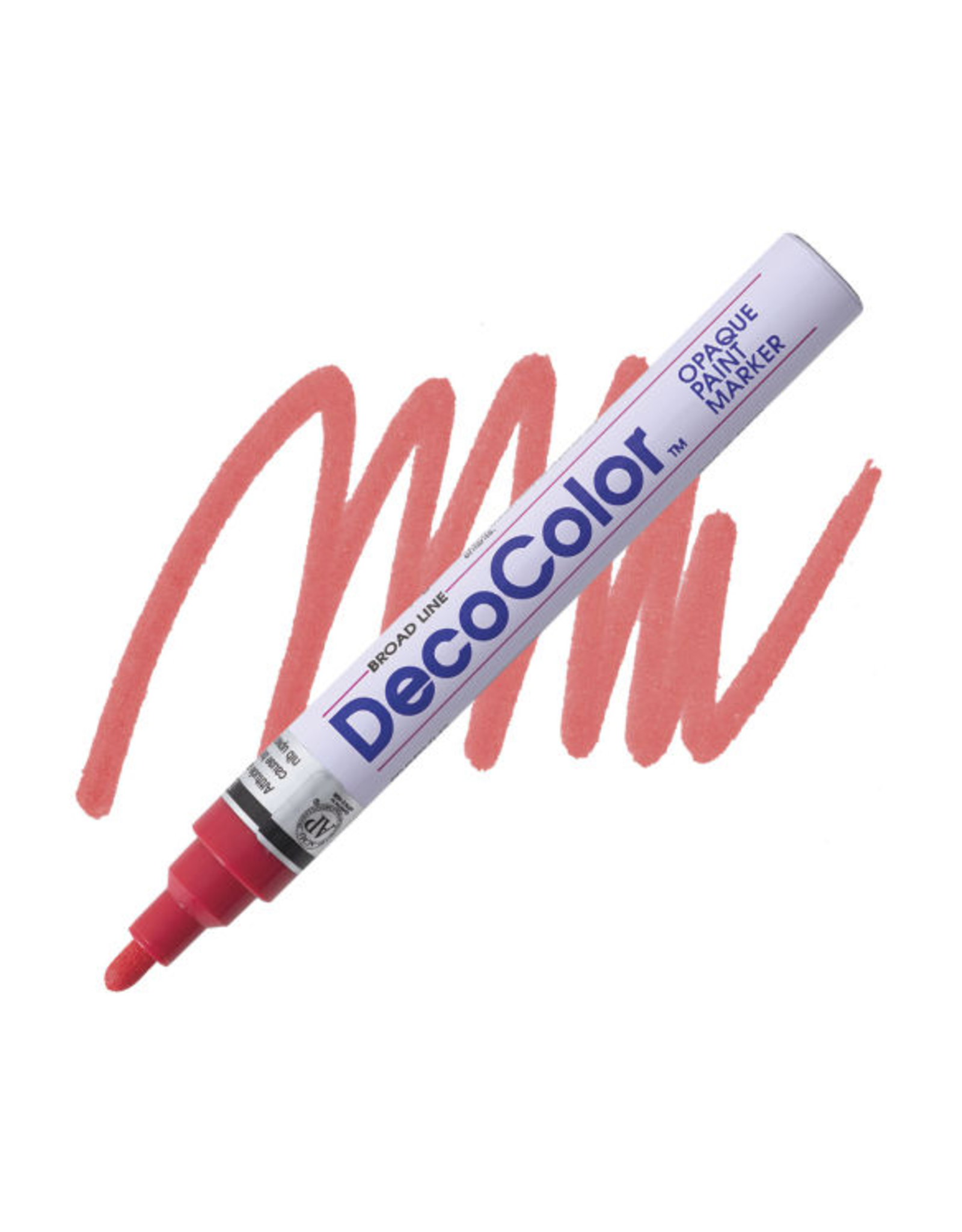 DECOCOLOR PAINT MARKER RED BROAD