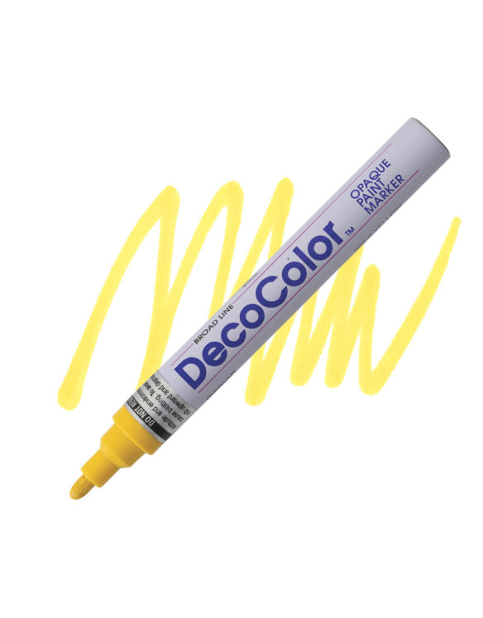 DECOCOLOR PAINT MARKER YELLOW BROAD