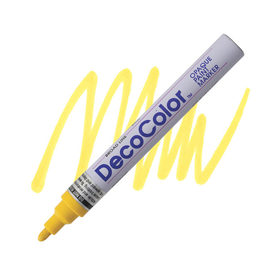 DECOCOLOR PAINT MARKER YELLOW BROAD
