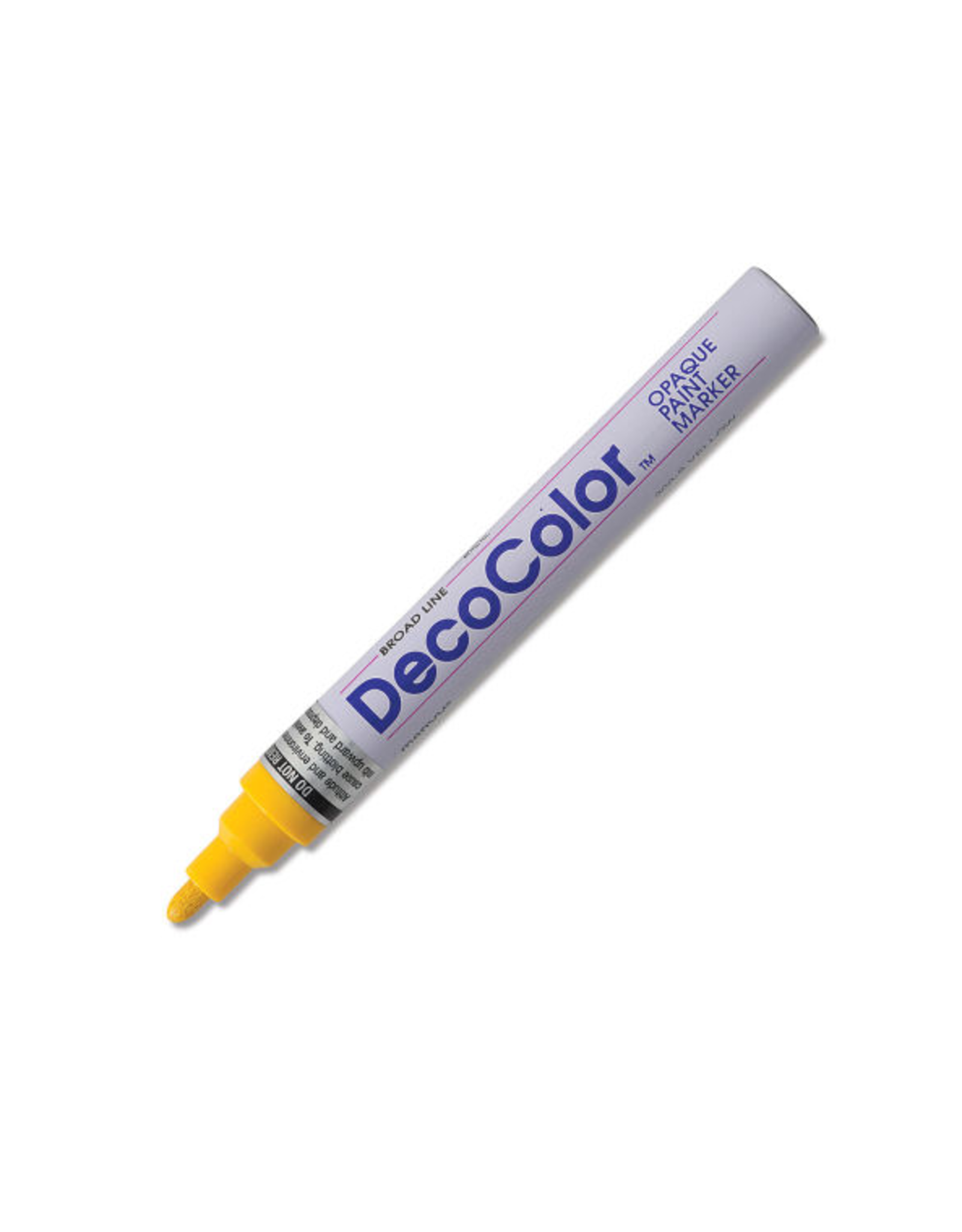 DECOCOLOR PAINT MARKER YELLOW BROAD