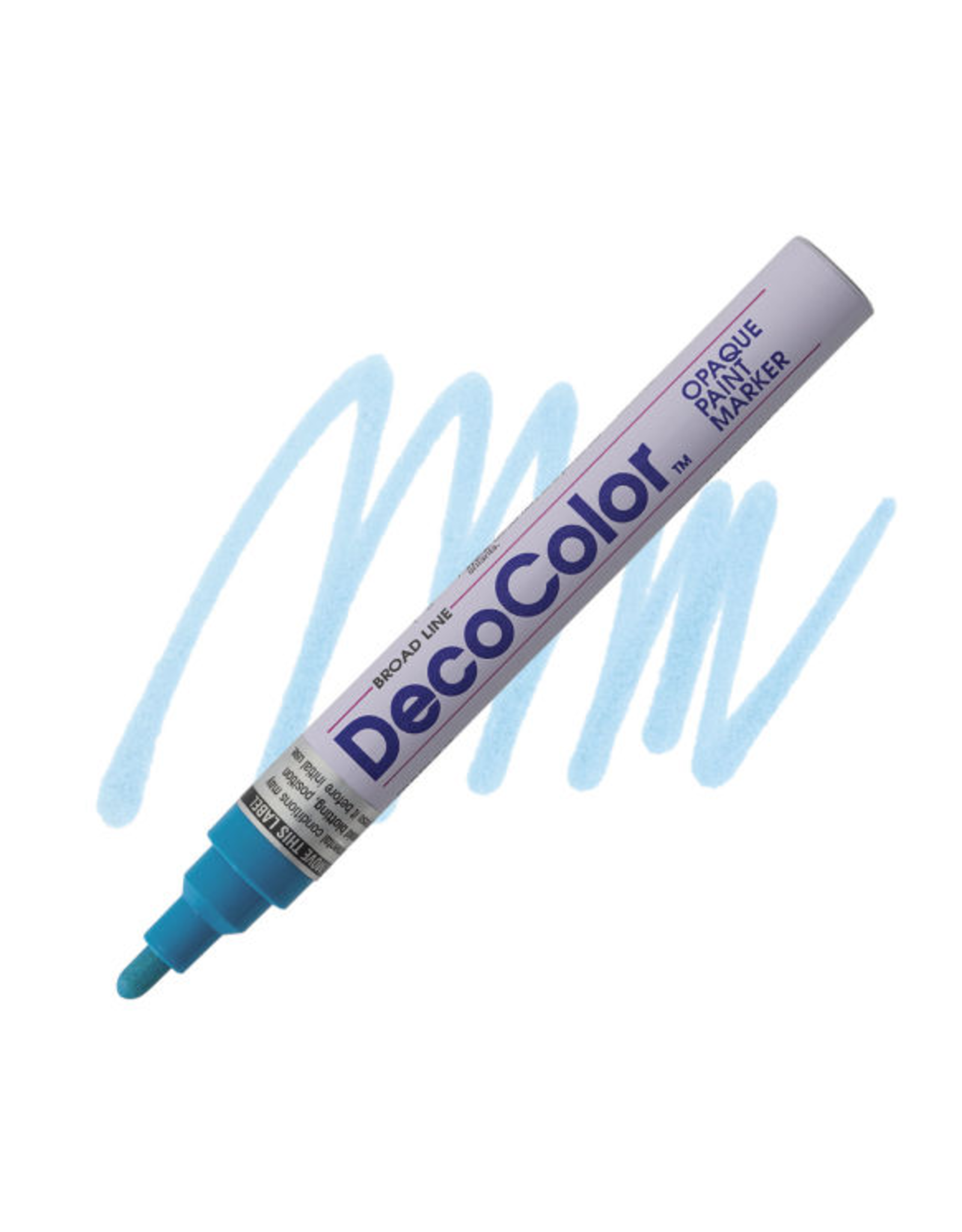 DECOCOLOR PAINT MARKER BROAD LT BLUE