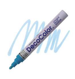 DECOCOLOR PAINT MARKER BROAD LT BLUE