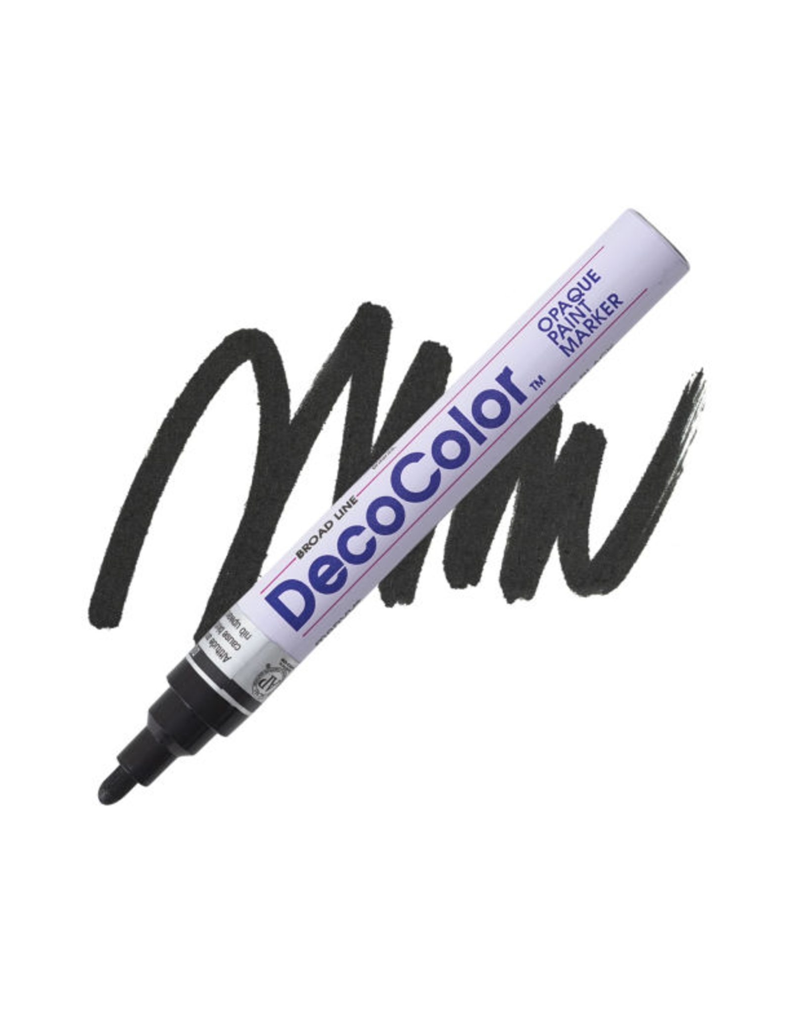 DECOCOLOR PAINT MARKER BLACK BROAD