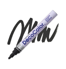 DECOCOLOR PAINT MARKER BLACK BROAD