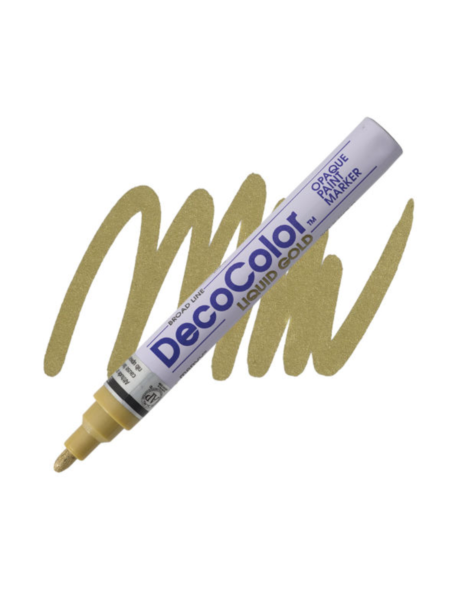 DECOCOLOR PAINT MARKER BROAD LIQUID GOLD
