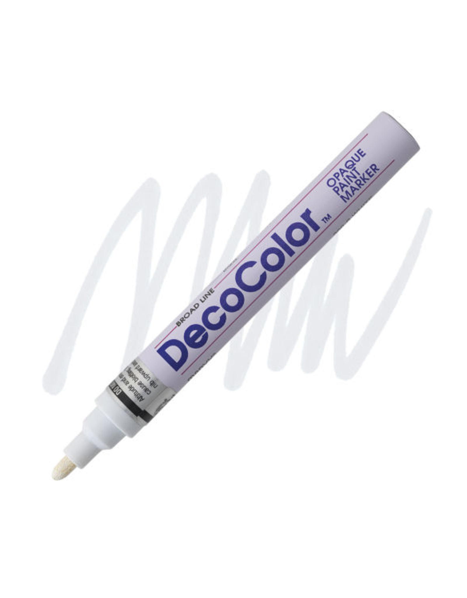 DECOCOLOR PAINT MARKER BROAD WHITE