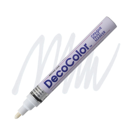 DECOCOLOR PAINT MARKER BROAD WHITE