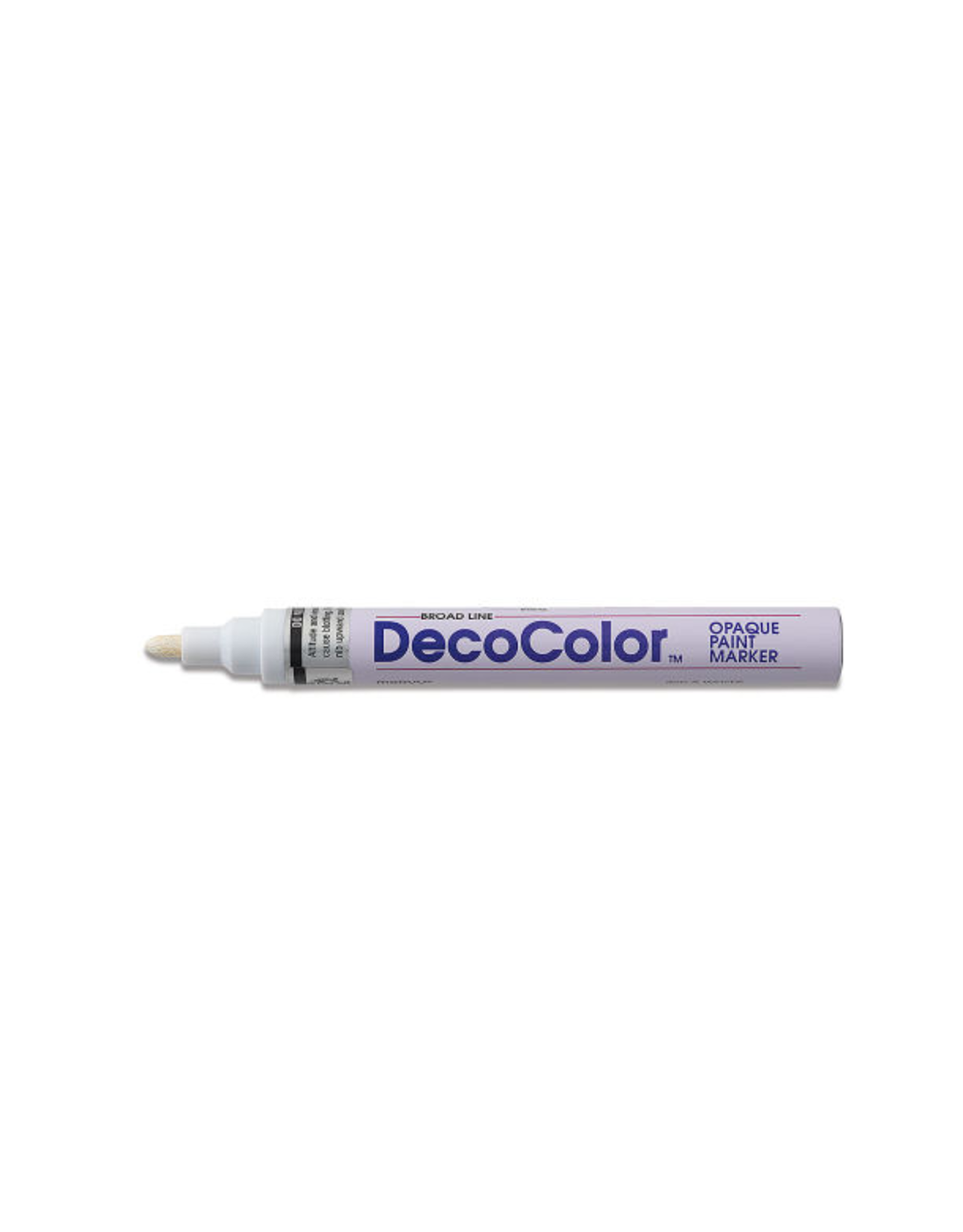 DECOCOLOR PAINT MARKER BROAD WHITE