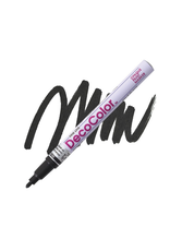 DECOCOLOR PAINT MARKER FINE LINE BLACK