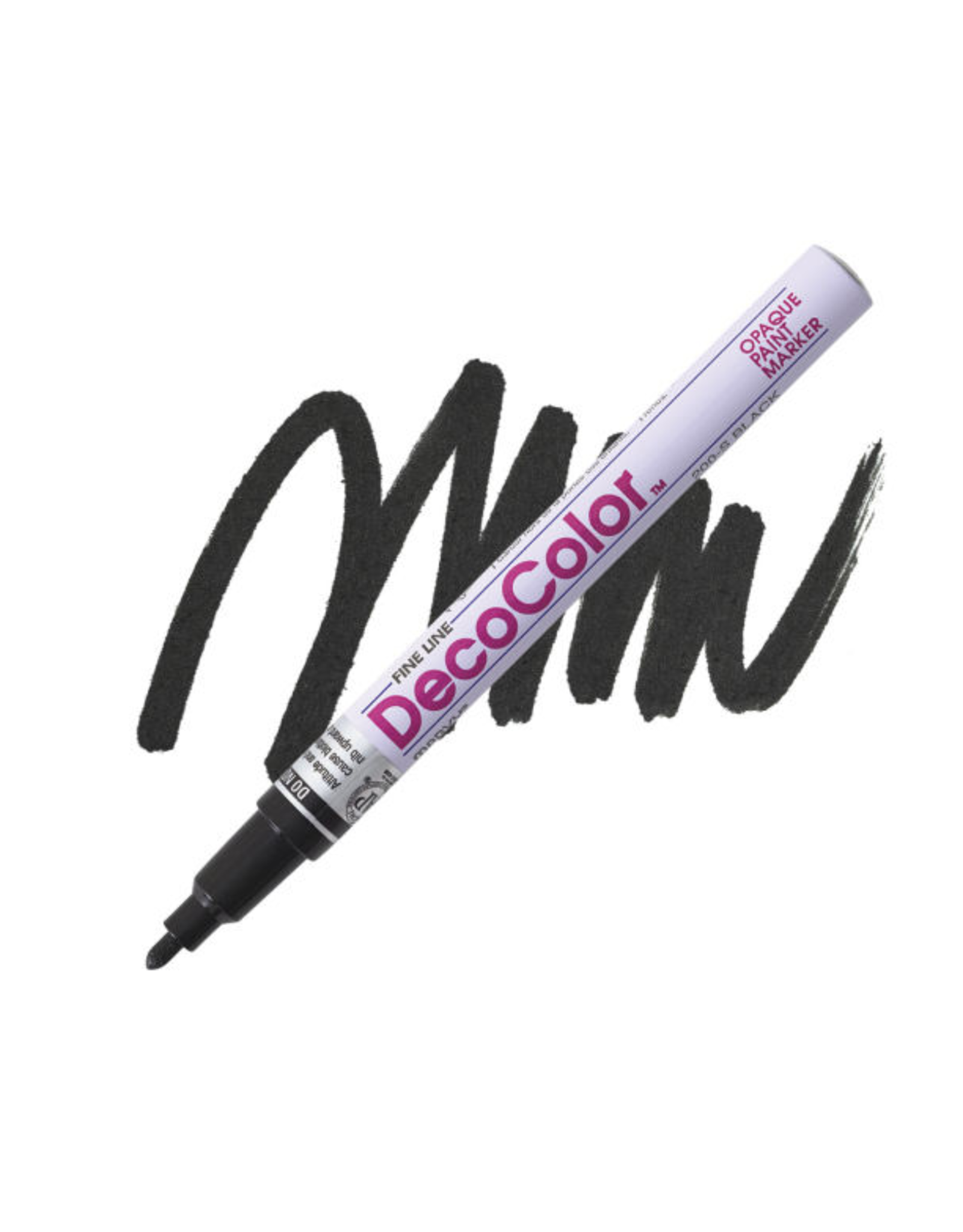 DECOCOLOR PAINT MARKER FINE LINE BLACK