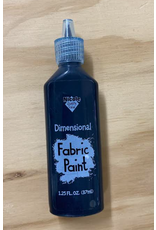 FABRIC PAINT: SHINY BLACK 1.25oz.
