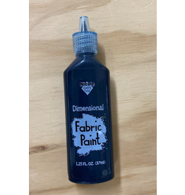 FABRIC PAINT: SHINY BLACK 1.25oz.