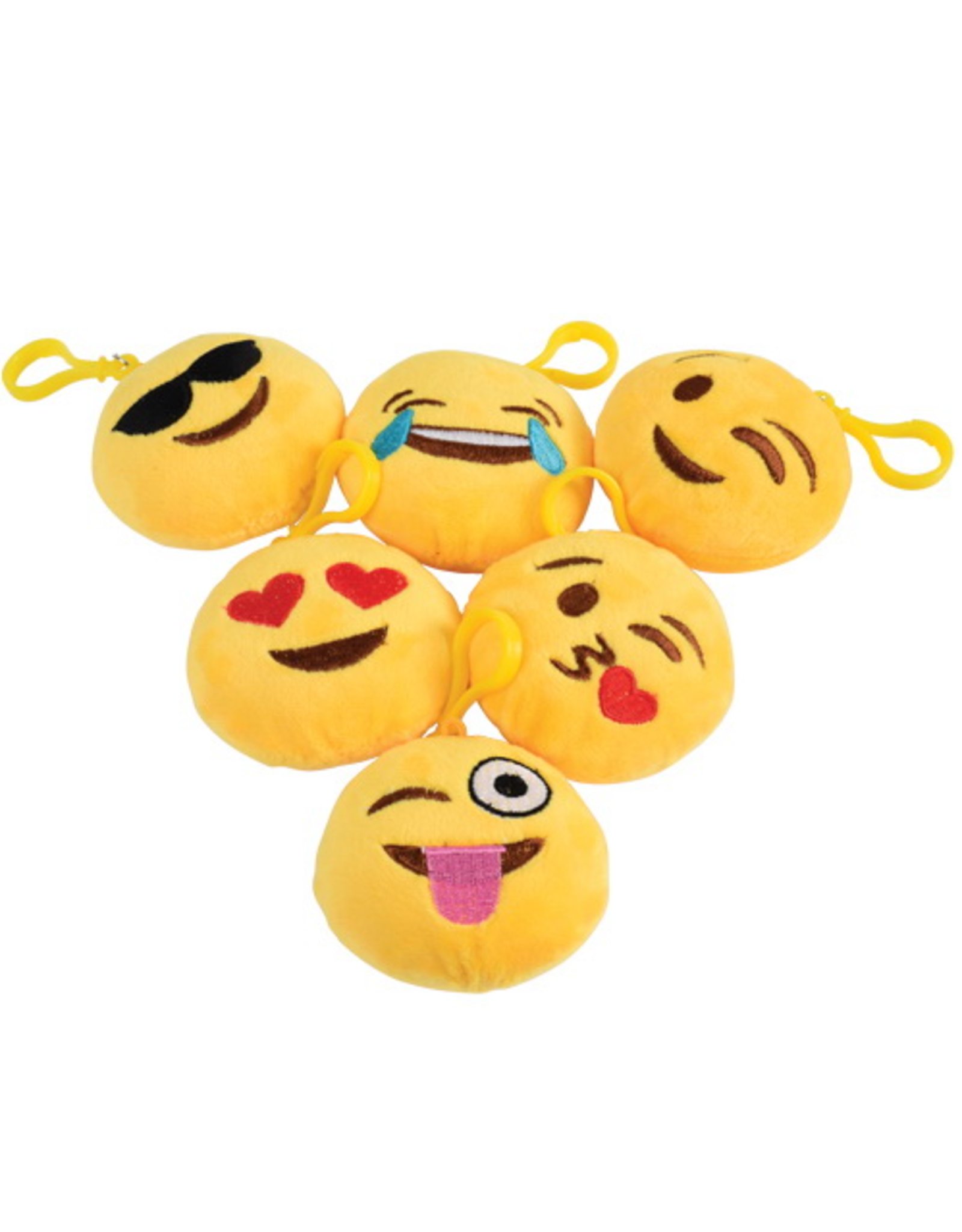EMOJI  Clip Plush Pkg/12pcs