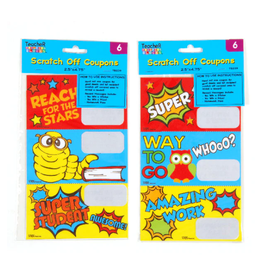 SCRATCH OFF AWARD ASSORTMNET 6 PACK